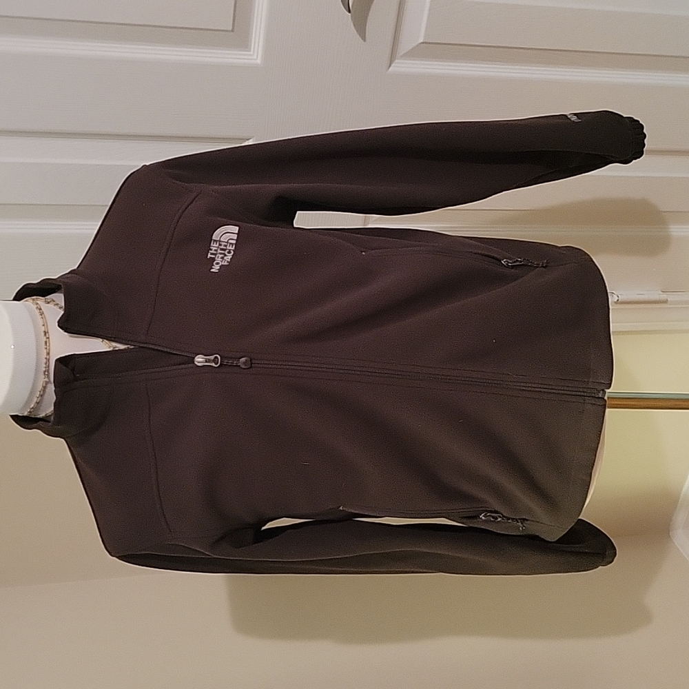 The Northface Brown Jacket, Size S, front zip, long sleeve.